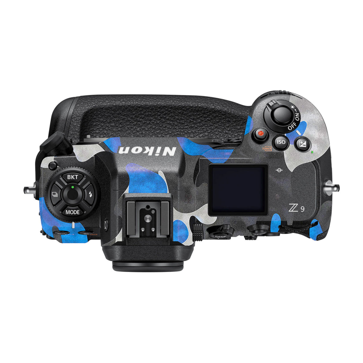 Blue Grey Camo Nikon Z9 Camera Skin