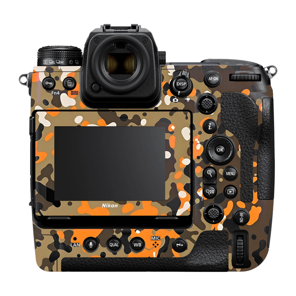 Orange Brown Spot Nikon Z9 Camera Skin
