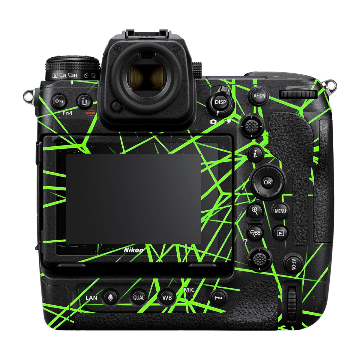 Neon Grid Nikon Z9 Camera Skin
