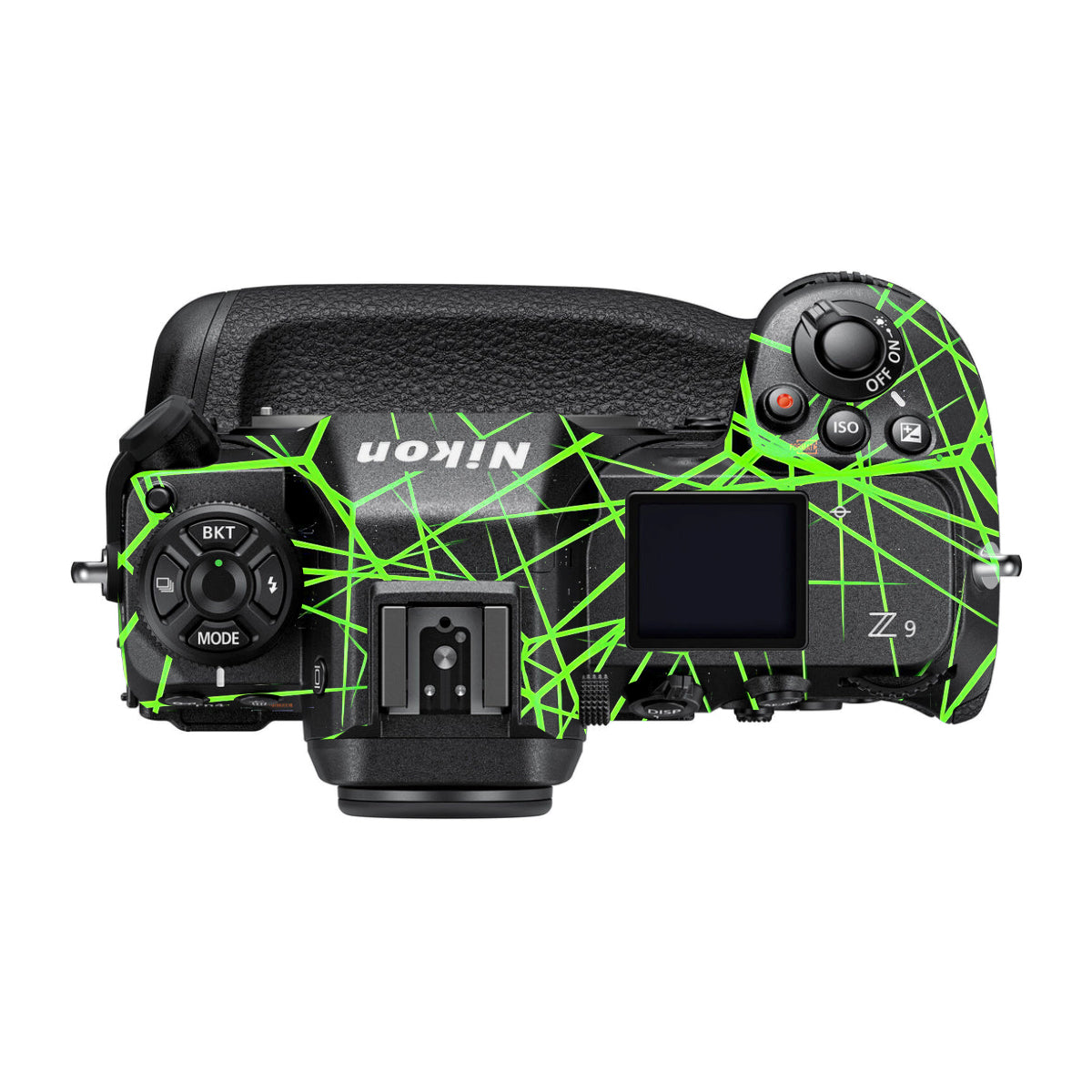 Neon Grid Nikon Z9 Camera Skin
