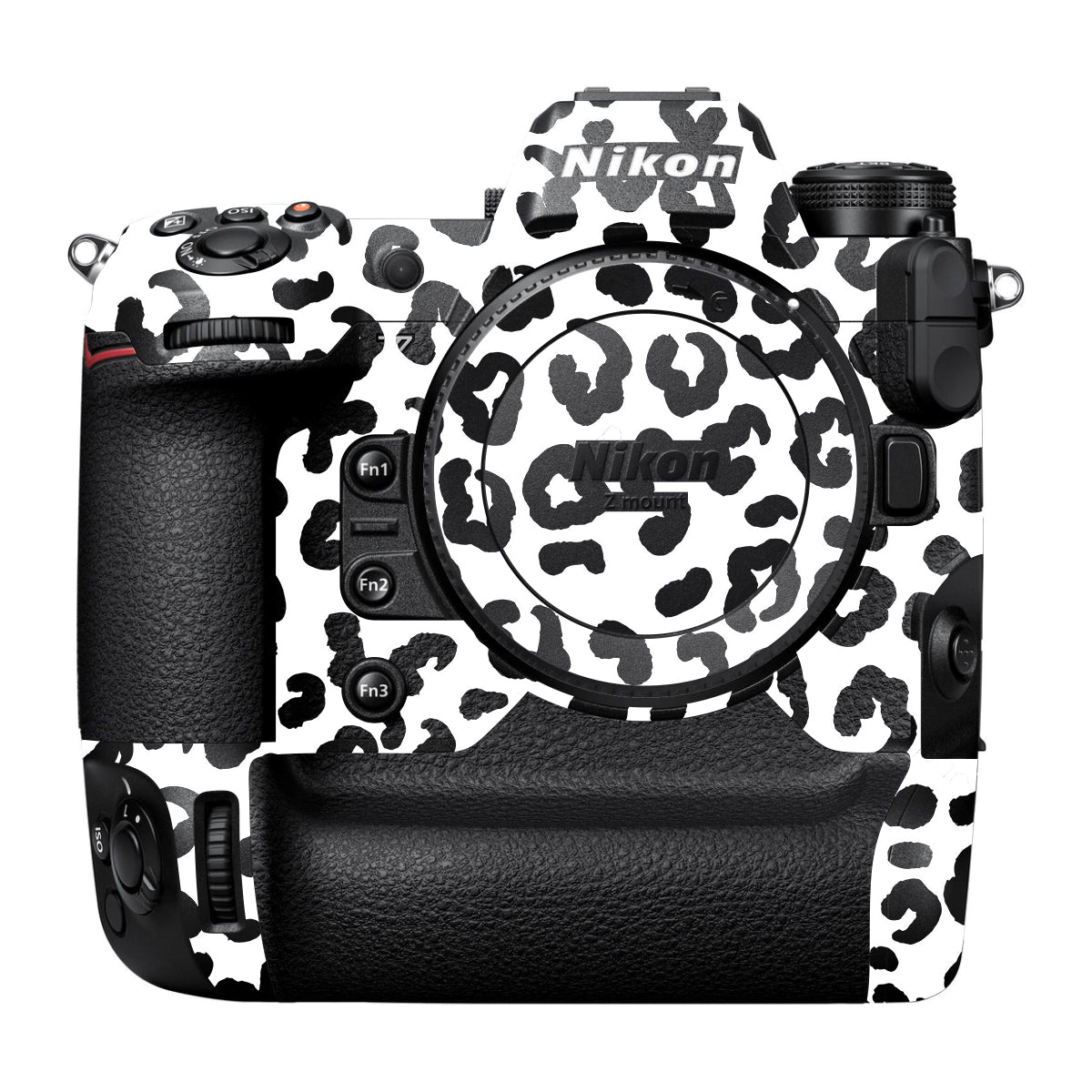 White Leopard Nikon Z9 Camera Skin