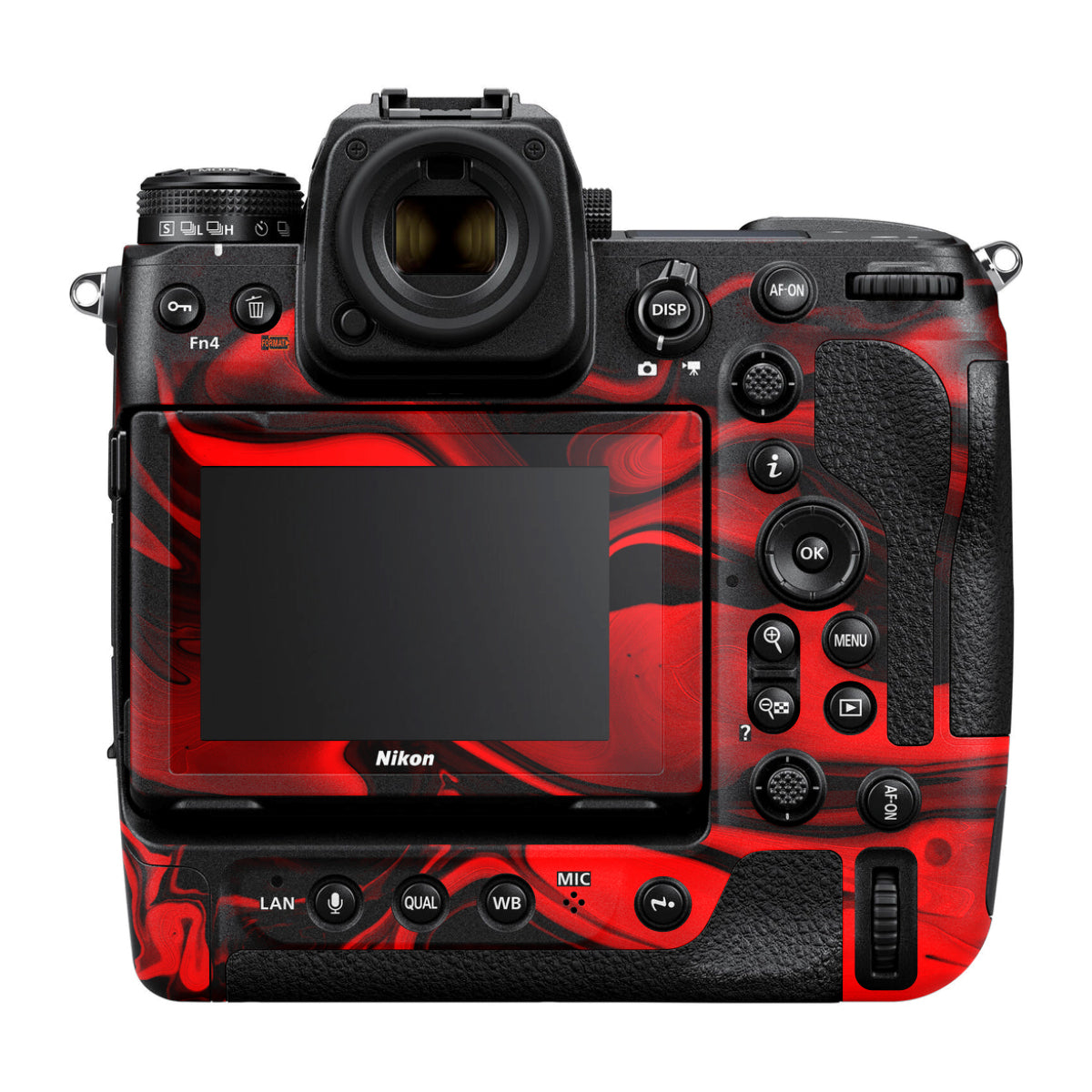 Red Lava Flow Nikon Z9 Camera Skin