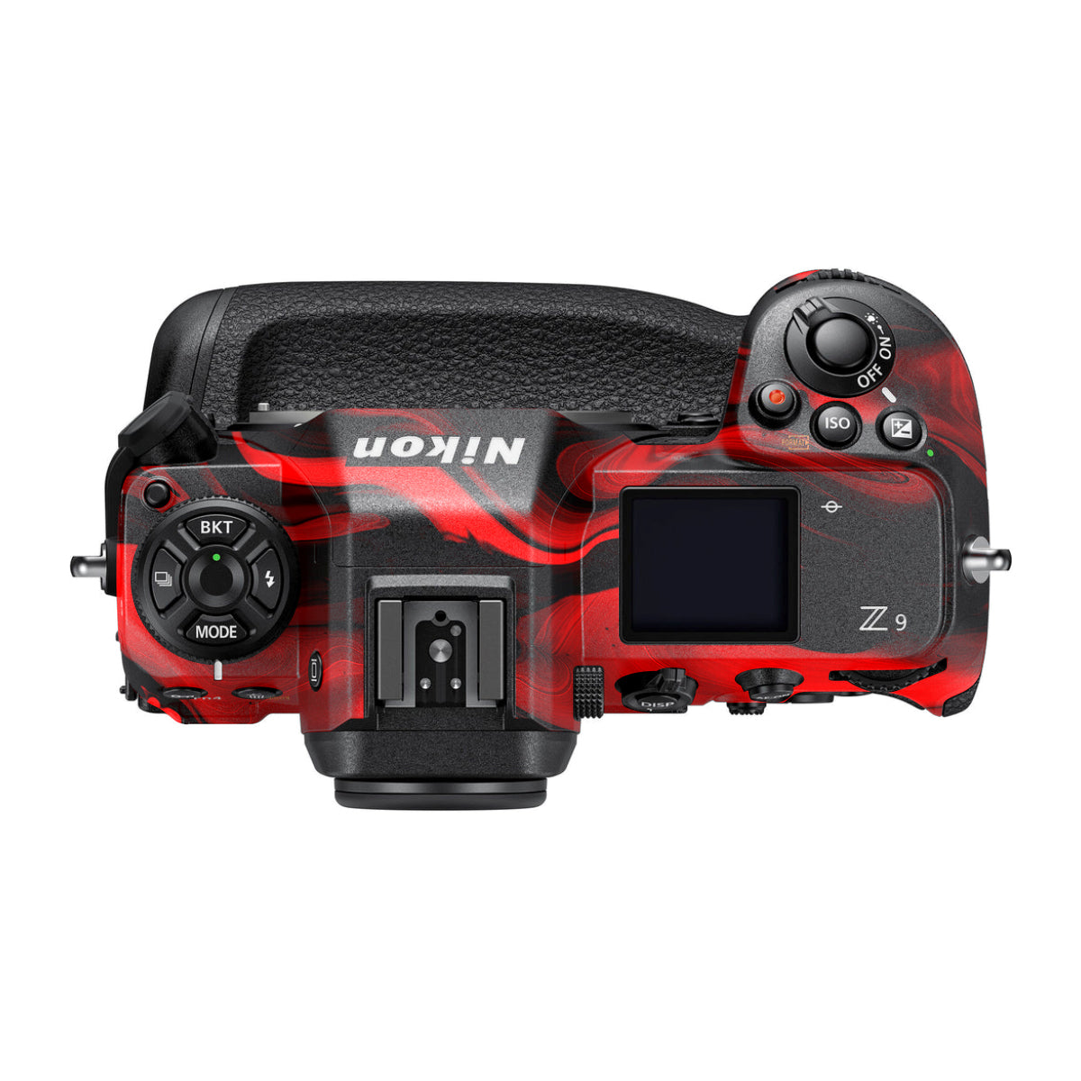 Red Lava Flow Nikon Z9 Camera Skin