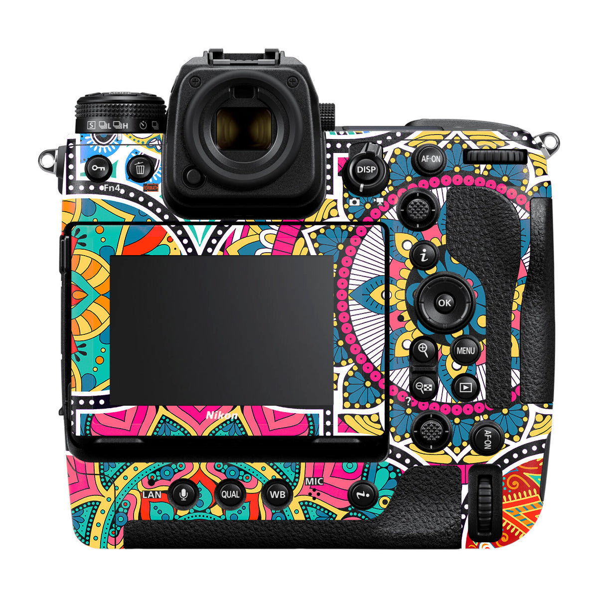 Boho Mandala Tile Pattern Nikon Z9 Camera Skin