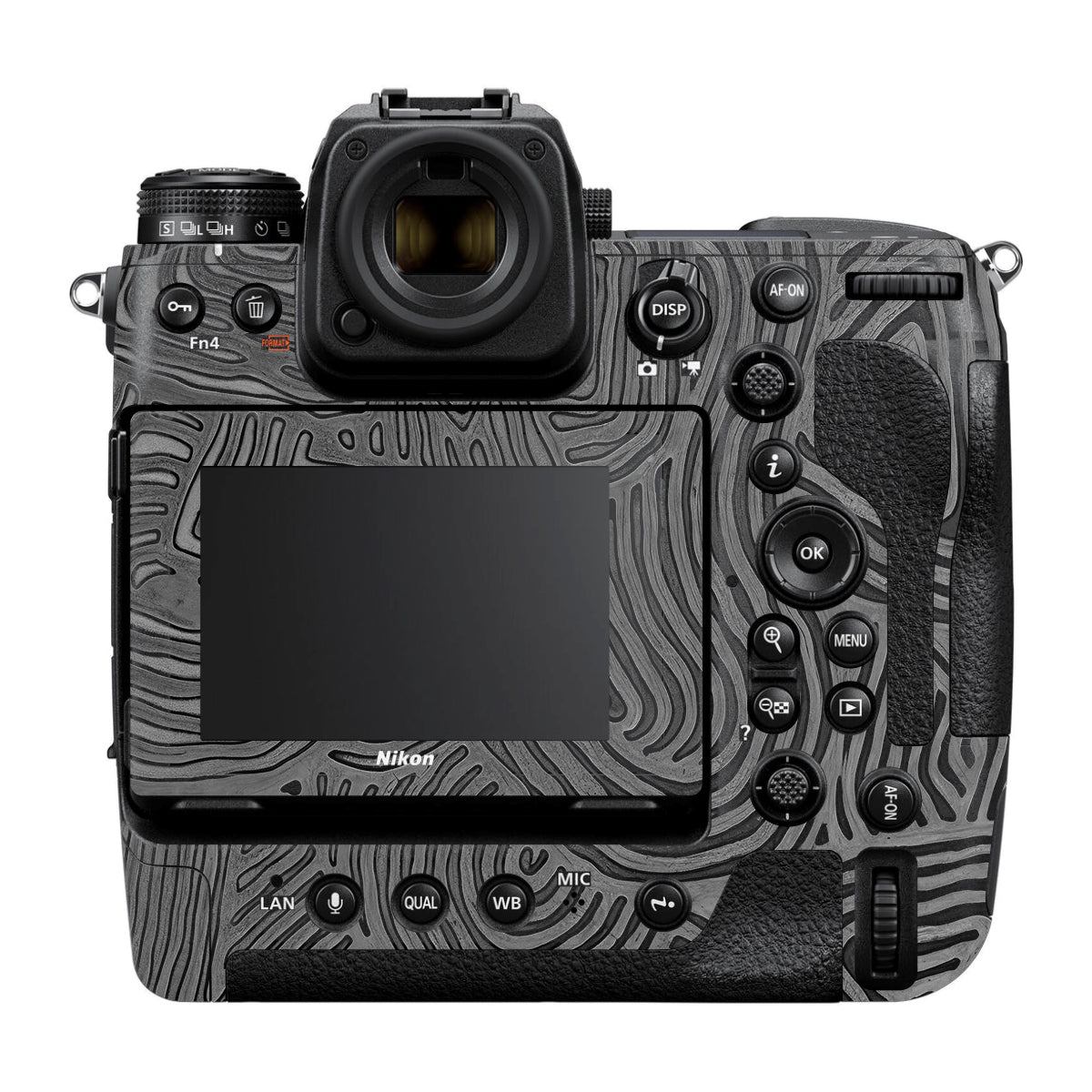Monochrome Line Maze Nikon Z9 Camera Skin