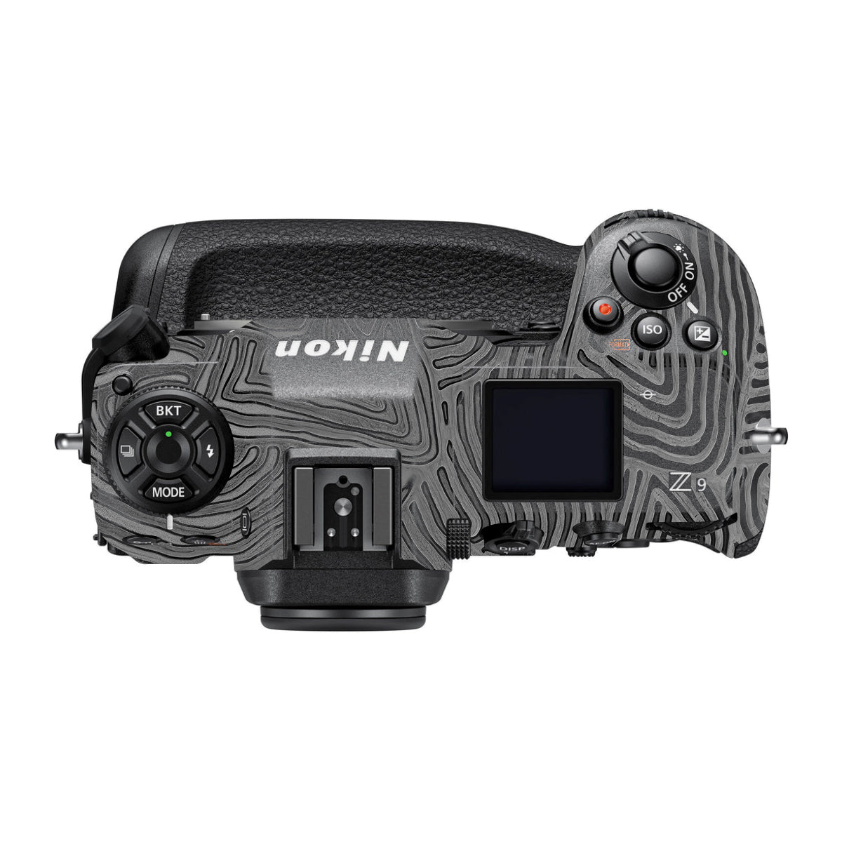 Monochrome Line Maze Nikon Z9 Camera Skin