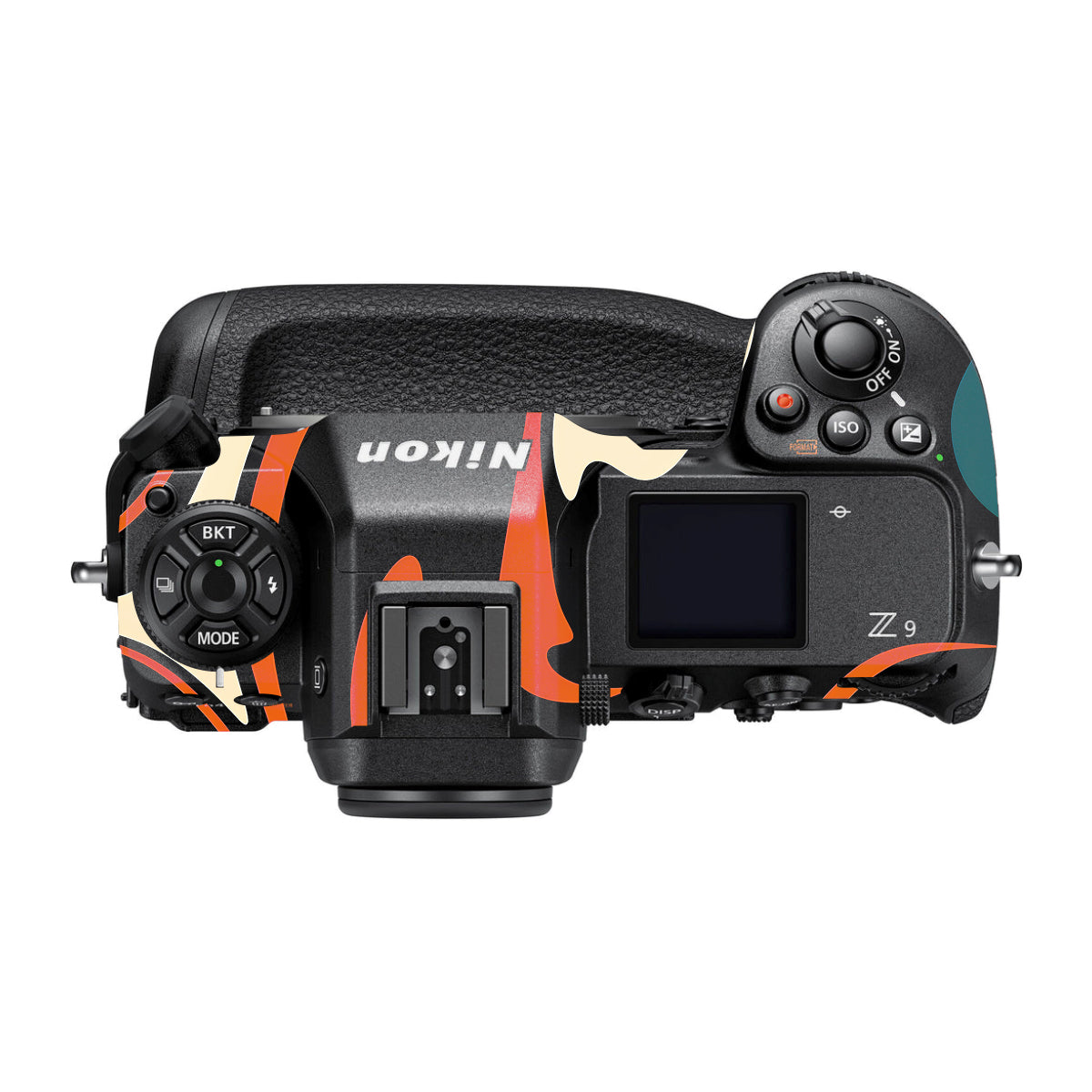 Mid-Century Abstract Swirl Nikon Z9 Camera Skin