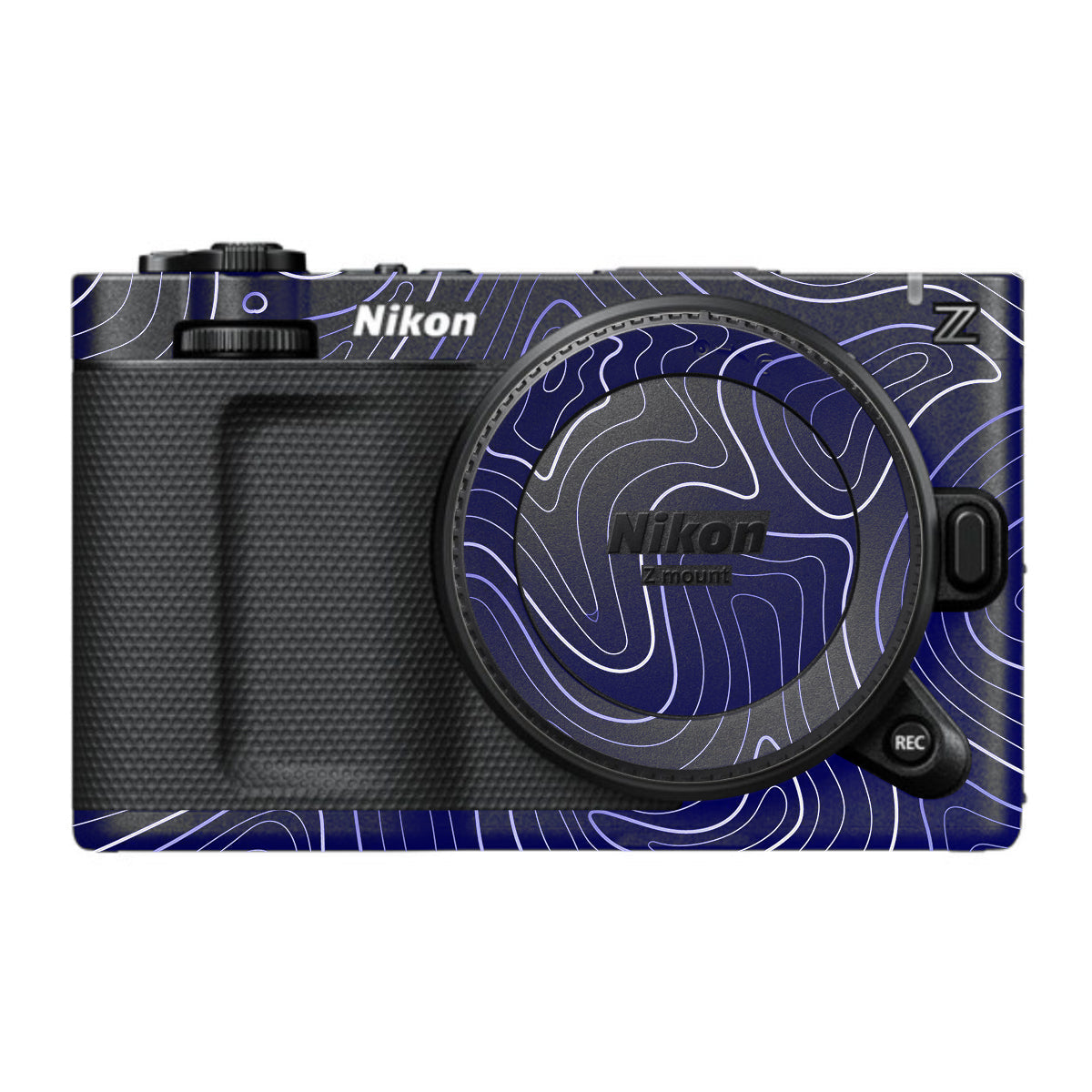 Deep Blue Contour Nikon ZR Camera Skin