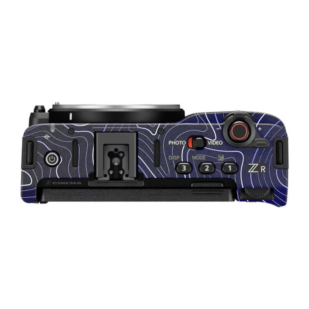 Deep Blue Contour Nikon ZR Camera Skin