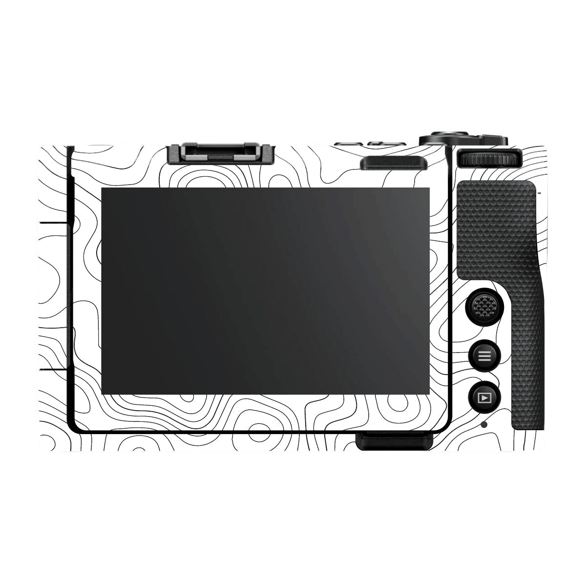 White Contour Design Nikon ZR Camera Skin