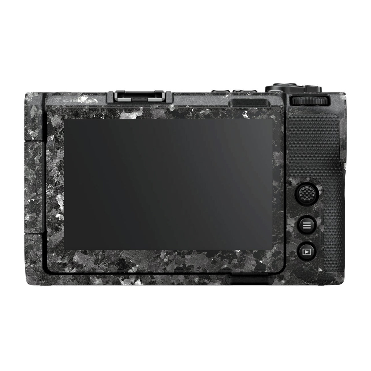 Black Granite Nikon ZR Camera Skin