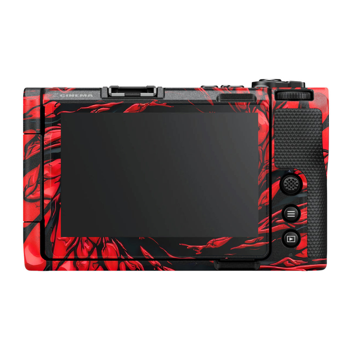 Venom Red Nikon ZR Camera Skin