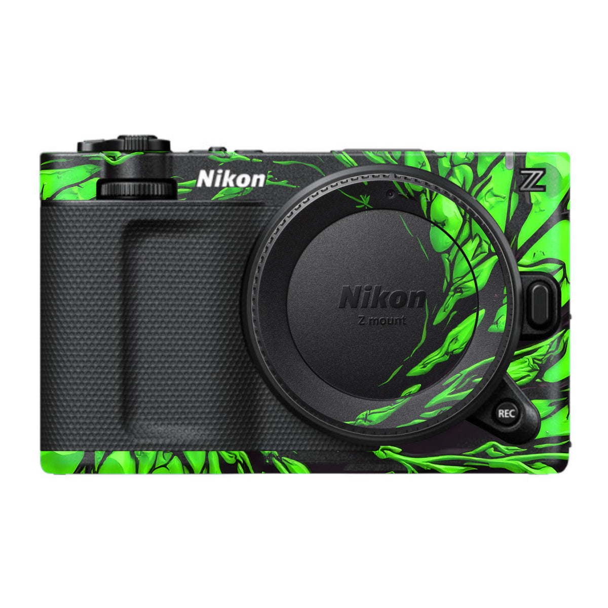 Venom Green Nikon ZR Camera Skin