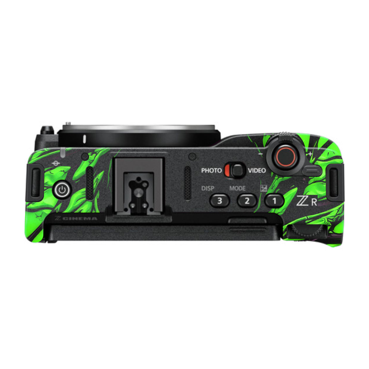Venom Green Nikon ZR Camera Skin