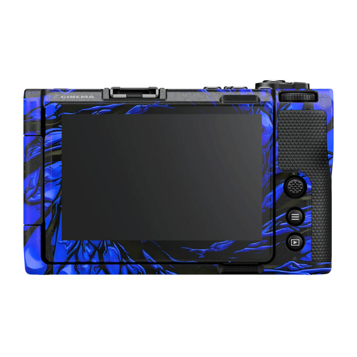 Venom Blue Nikon ZR Camera Skin