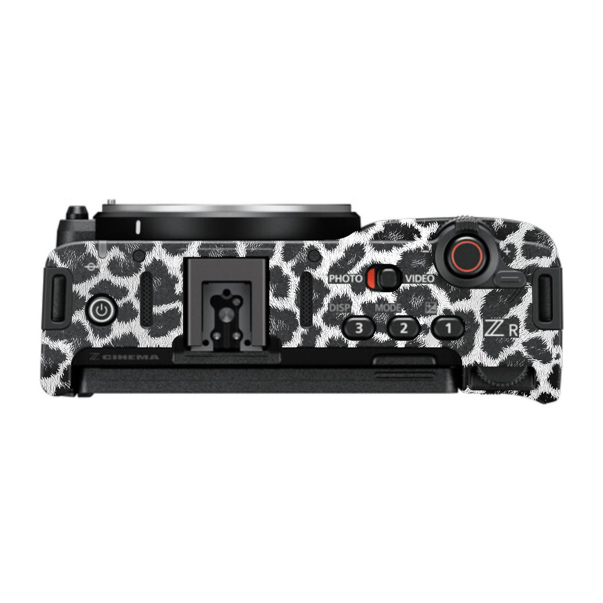 Snow Leopard Spots Nikon ZR Camera Skin