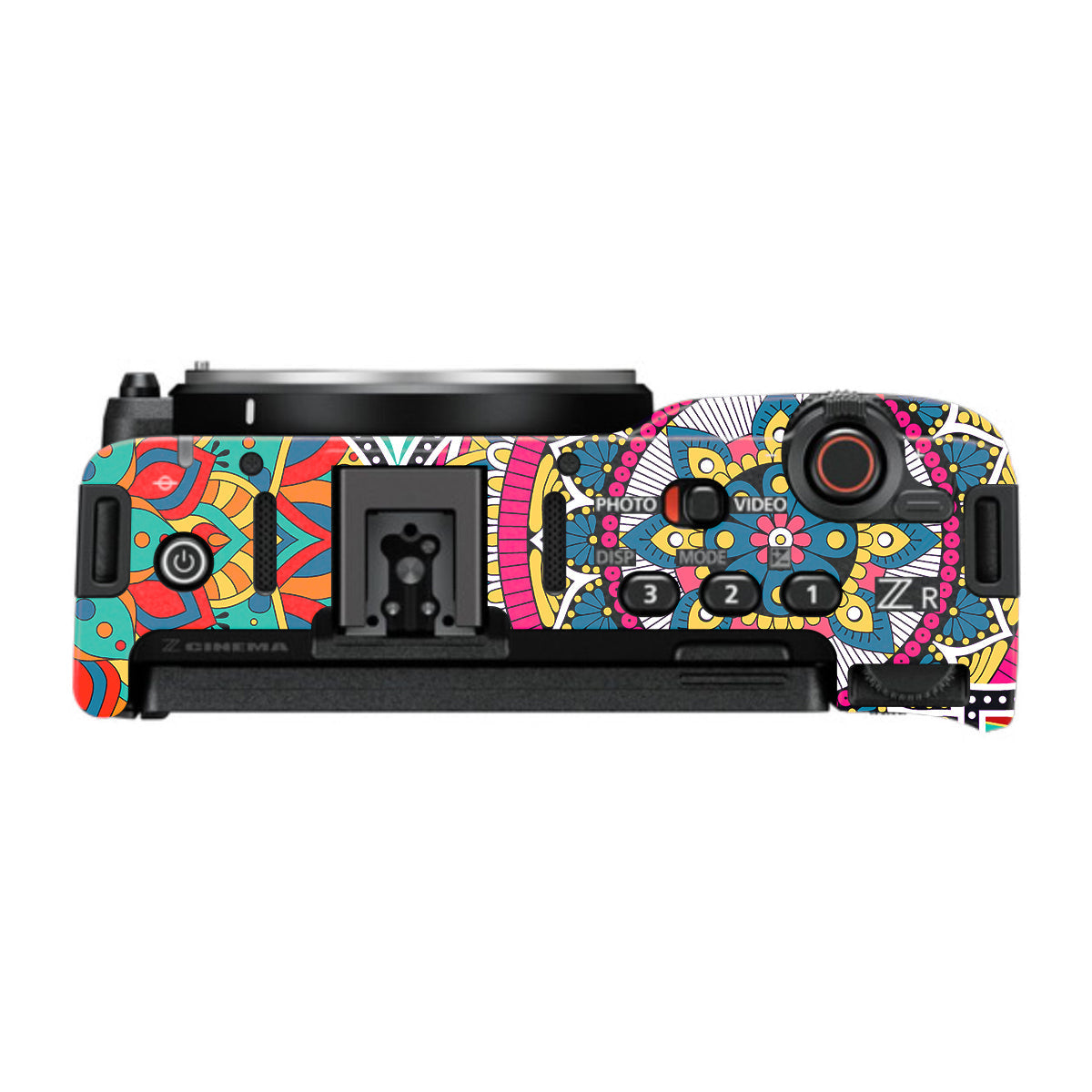 Boho Mandala Tile Pattern Nikon ZR Camera Skin