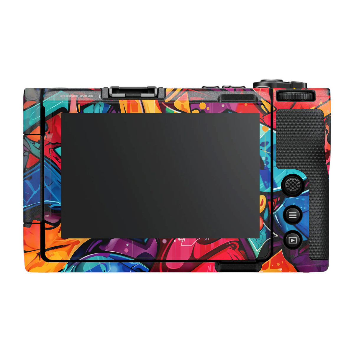 Urban Graffiti Explosion Nikon ZR Camera Skin