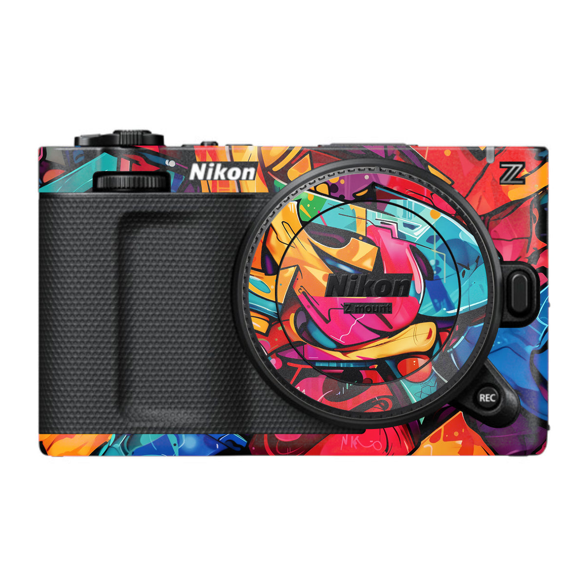 Urban Graffiti Explosion Nikon ZR Camera Skin