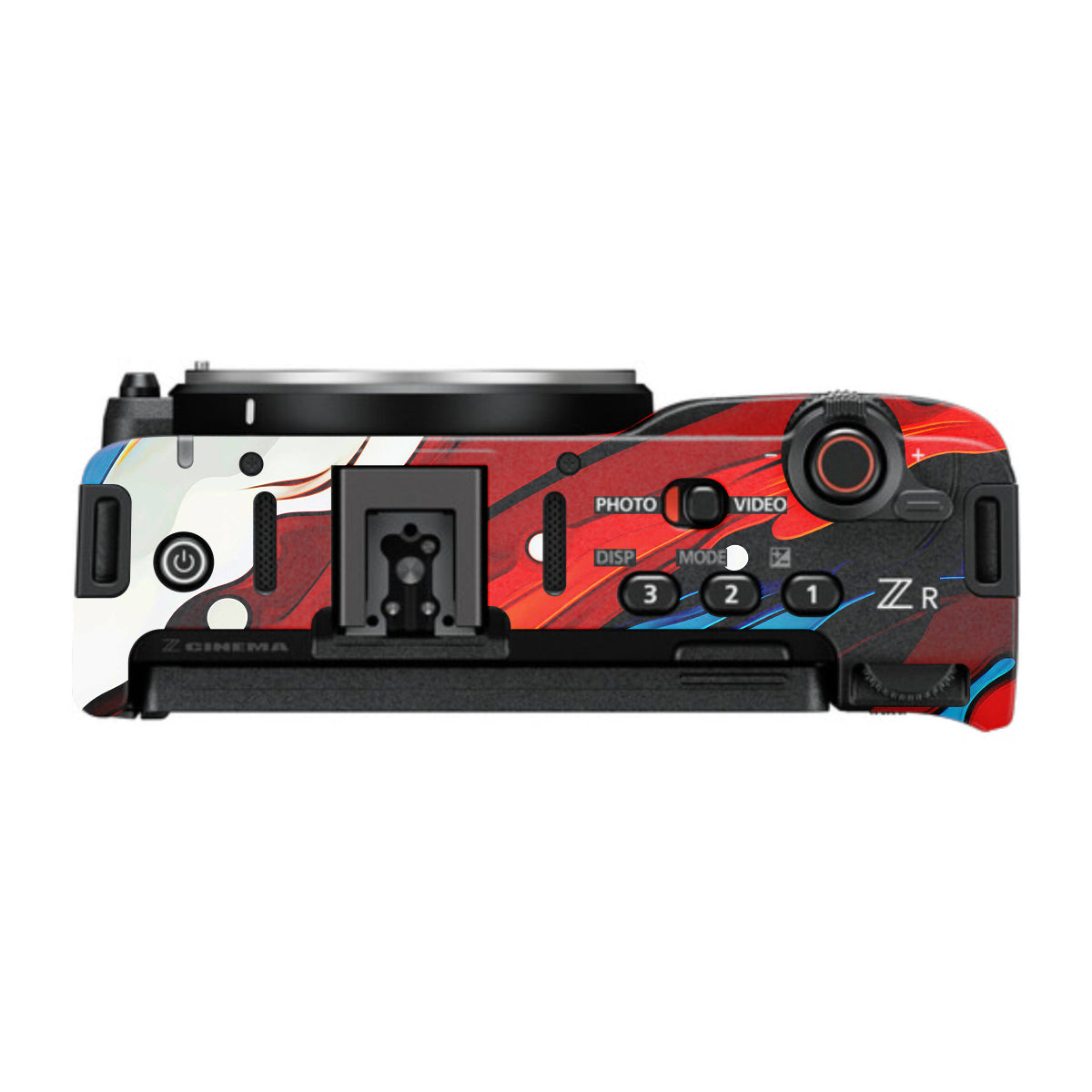 Fire & Ice Flow Nikon ZR Camera Skin