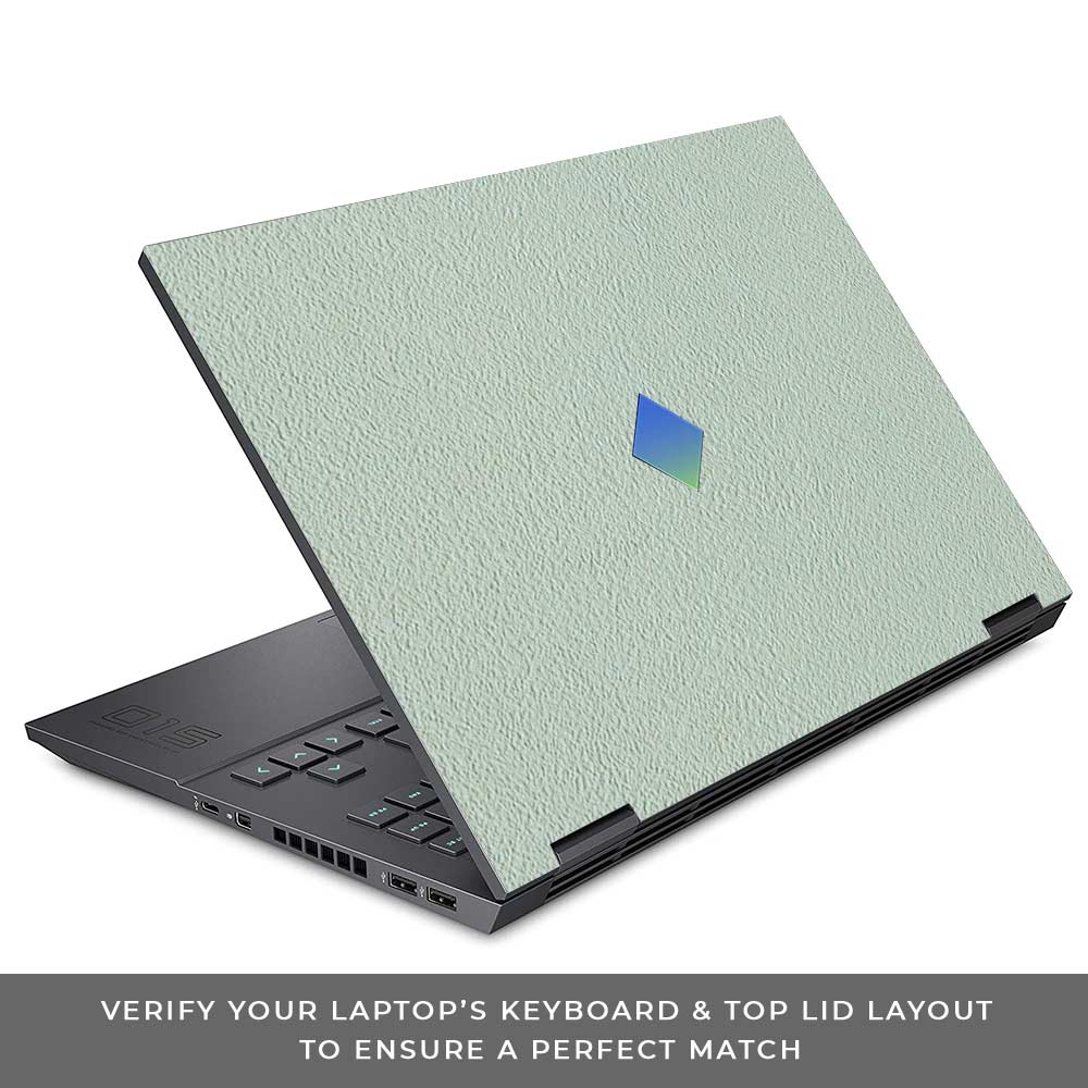 Textured Aqua Stone HP Omen 15 Laptop Skin
