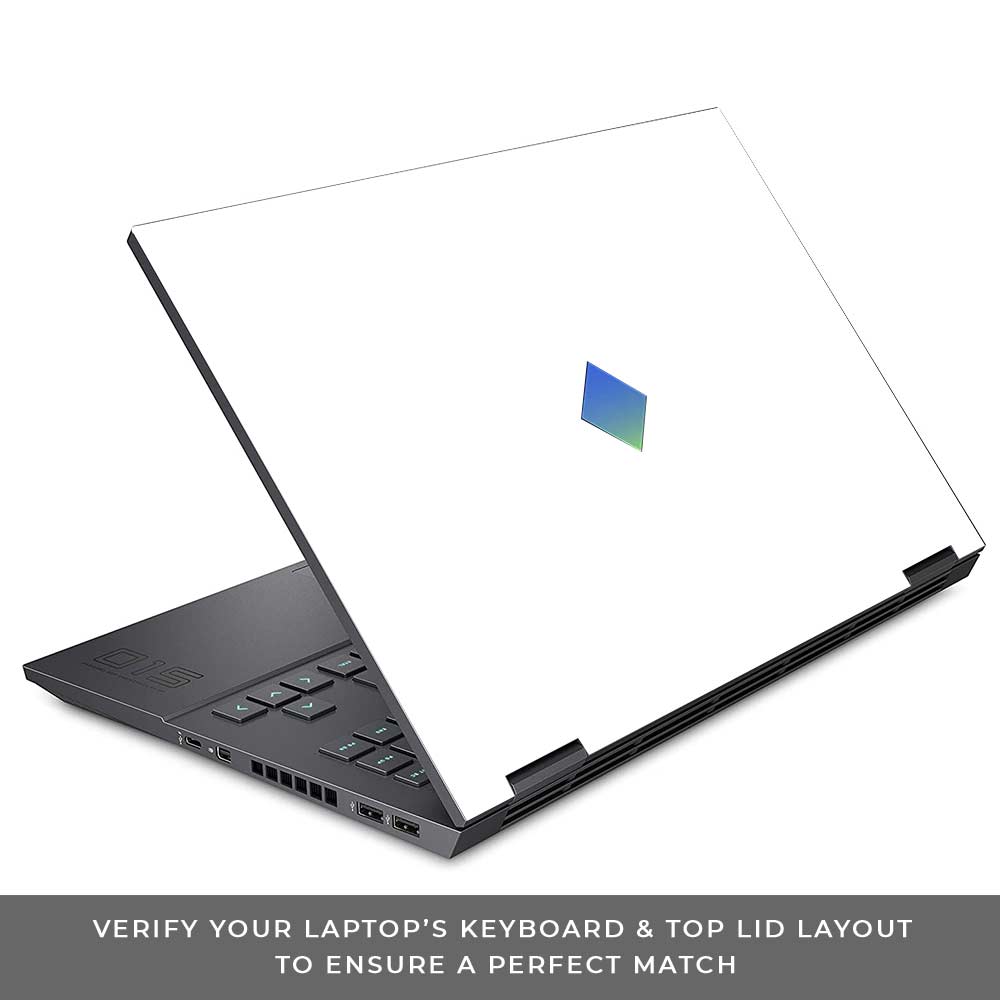 Textured White HP Omen 15 Laptop Skin
