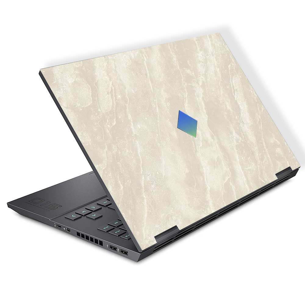 Textured Marble HP Omen 15 Laptop Skin
