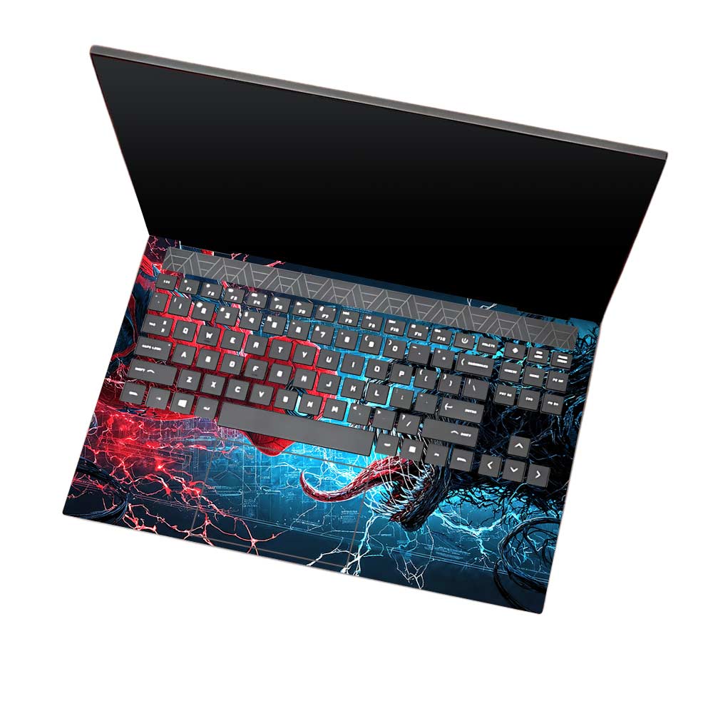 Spiderman vs Venom Showdown HP Omen 15 3D Laptop Skin
