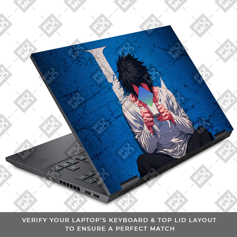Death Note L Lawliet HP Omen 15 Laptop Skin