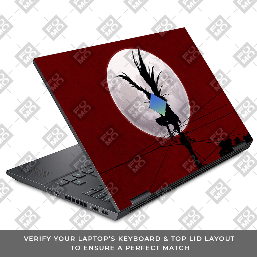 Death Note Ryuk Shinigami HP Omen 15 Laptop Skin