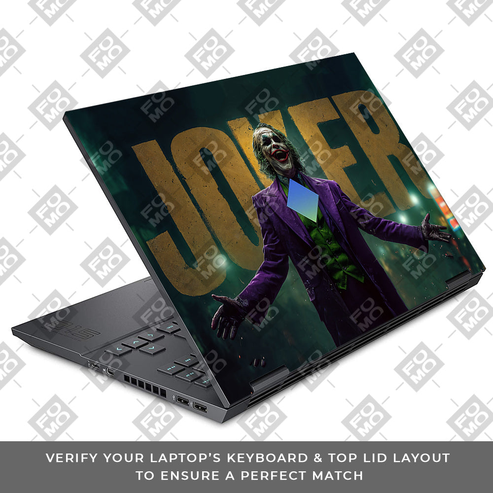 The Joker Chaos HP Omen 15 Laptop Skin