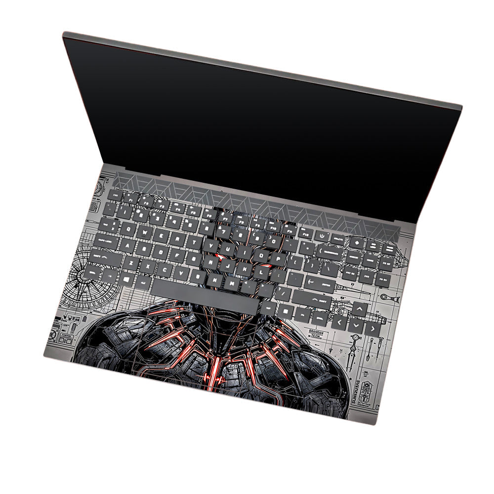 Black Panther Vibranium Tech HP Omen 15 3D Laptop Skin