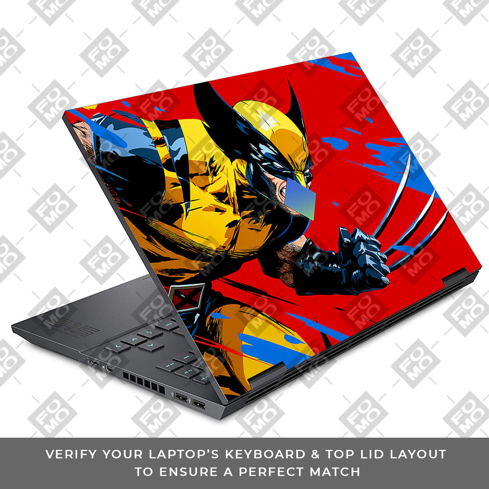 Adamantium Rage HP Omen 15 Laptop Skin