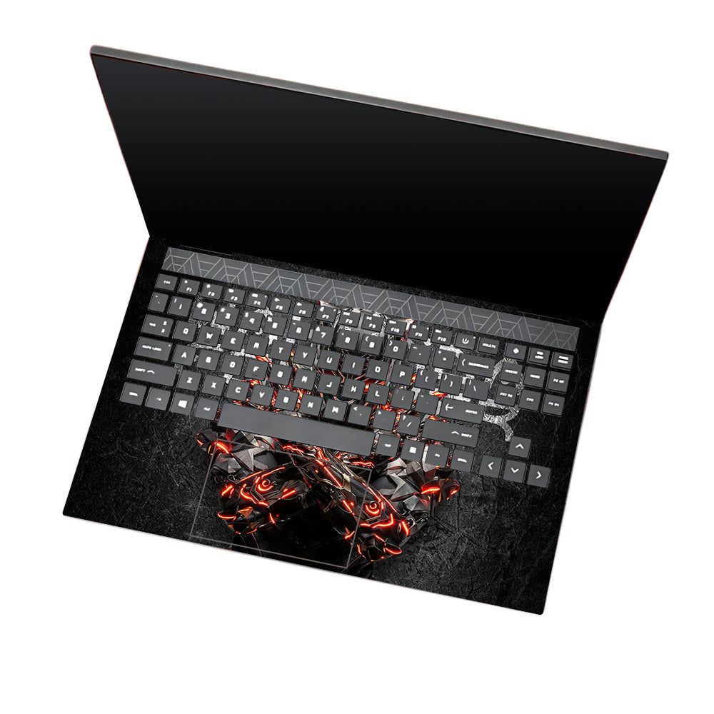 Black Panther Glowing Fury HP Omen 15 Laptop Skin