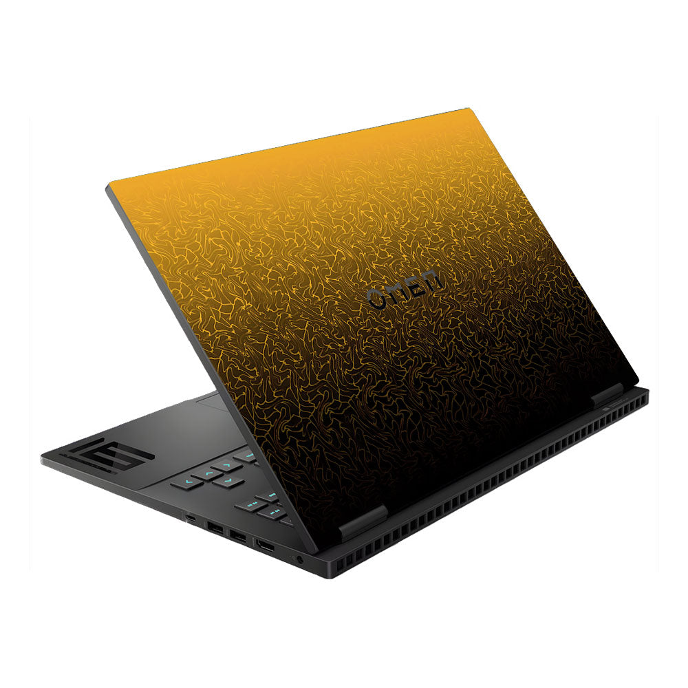 Orange to Black Gradient HP Omen Gaming 16 Laptop Skin