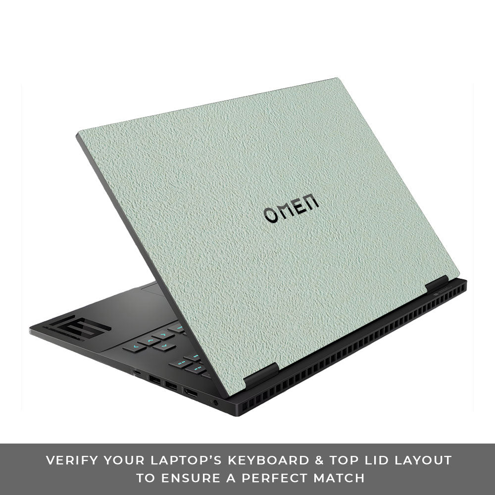 Textured Aqua Stone HP Omen Gaming 16 Laptop Skin