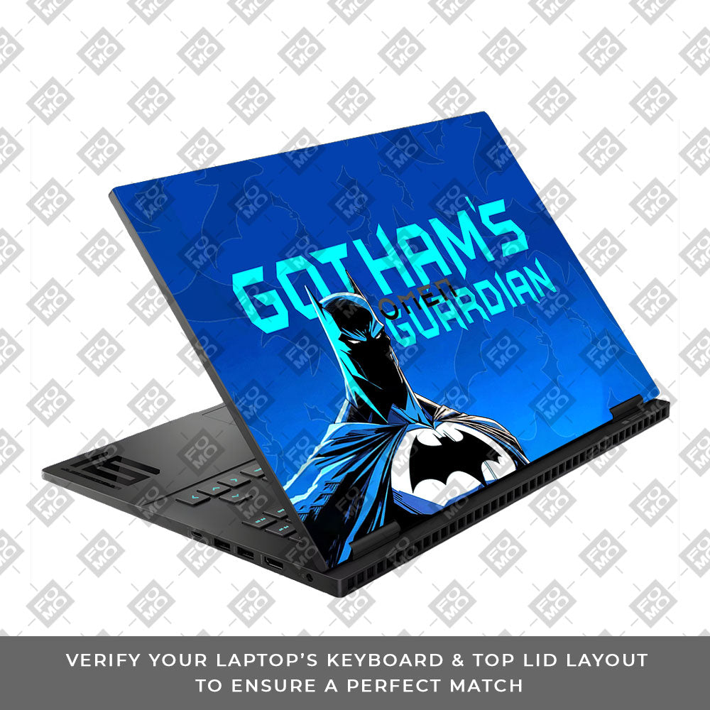 Gotham's Guardian Batman HP Omen Gaming 16 Laptop Skin