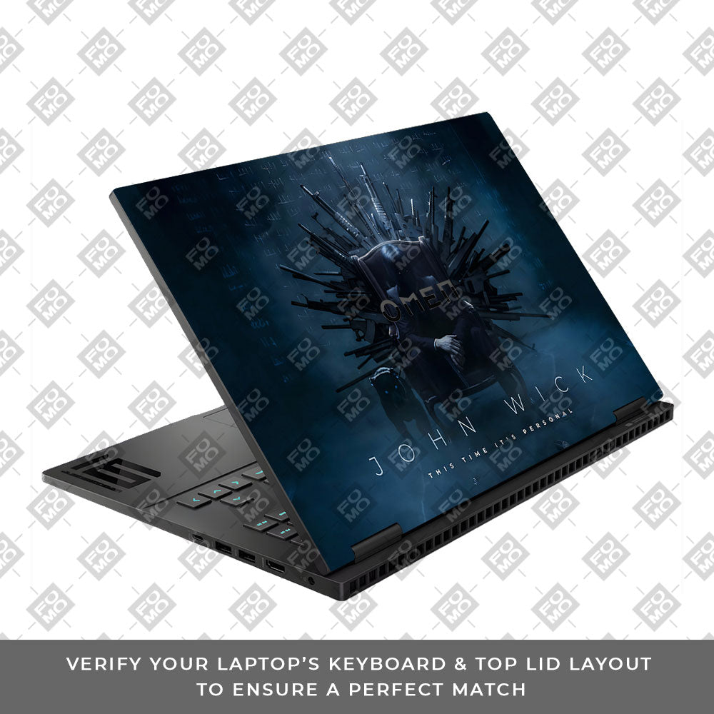 John Wick Assassin HP Omen Gaming 16 Laptop Skin