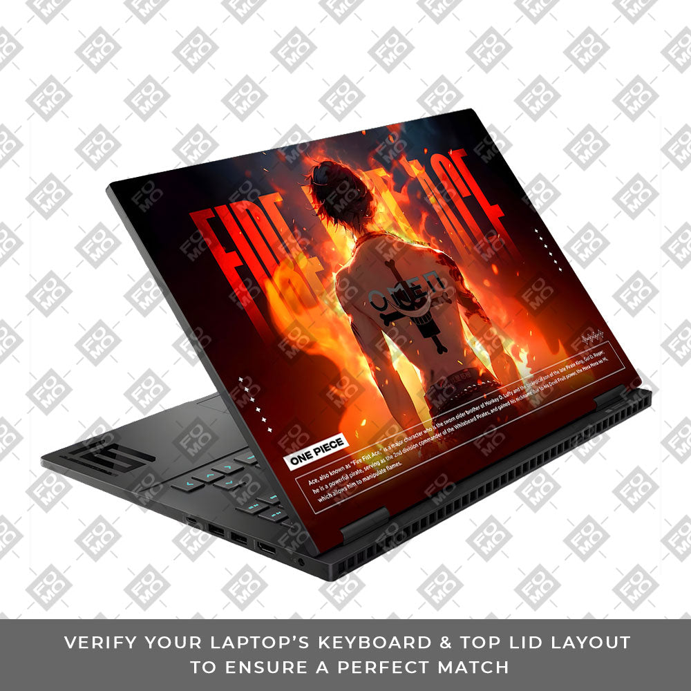 Fire Fist Ace HP Omen Gaming 16 Laptop Skin