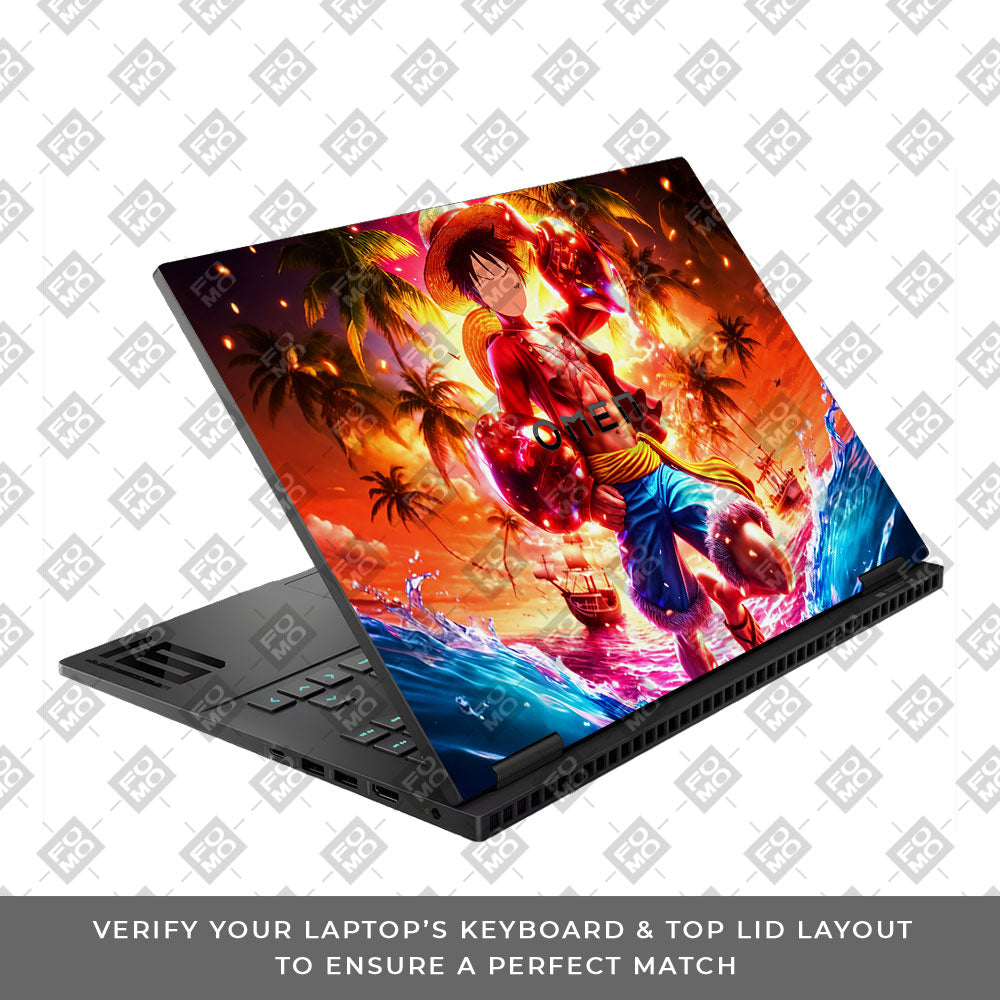 Luffy's Radiant Will HP Omen Gaming 16 Laptop Skin
