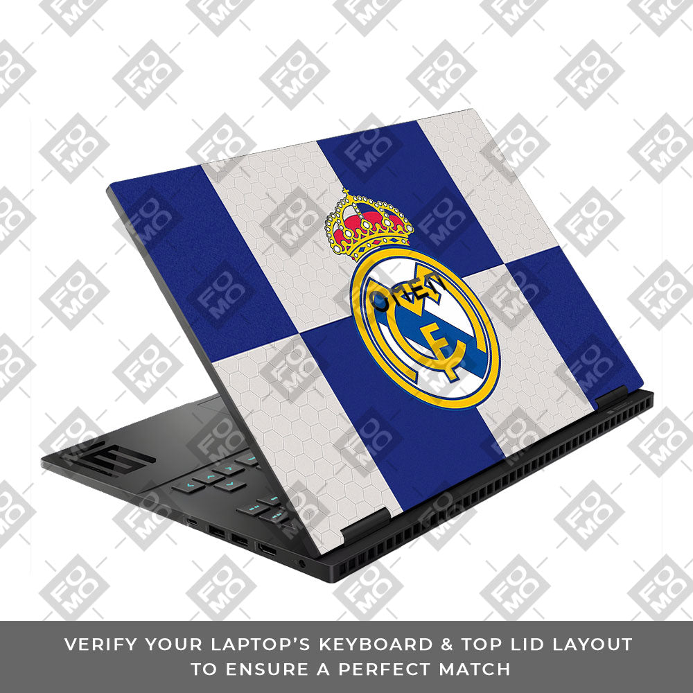 Royal Reign Real Madrid Glory HP Omen Gaming 16 Laptop Skin