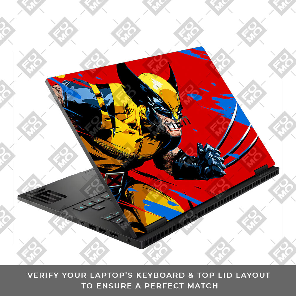 Adamantium Rage HP Omen Gaming 16 Laptop Skin