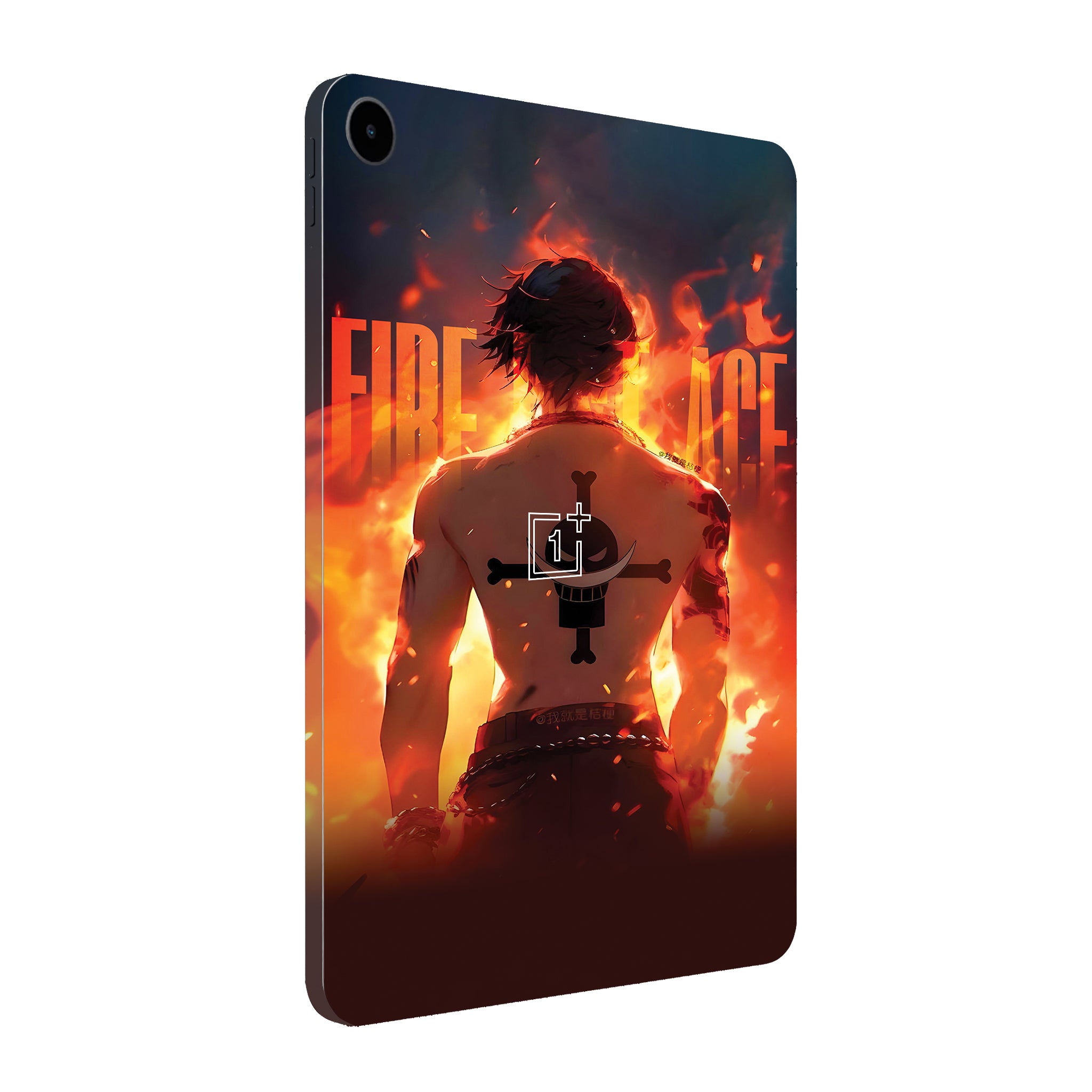 OnePlus Pad Go 2 Portgas D. Ace Fire Fist Flame Anime Tablet Skin