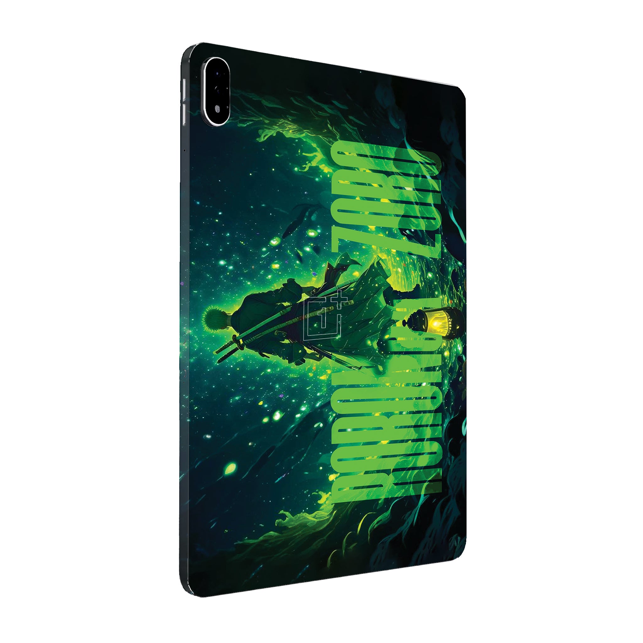 OnePlus Pad 3 Roronoa Zoro Green Fury Anime Tablet Skin