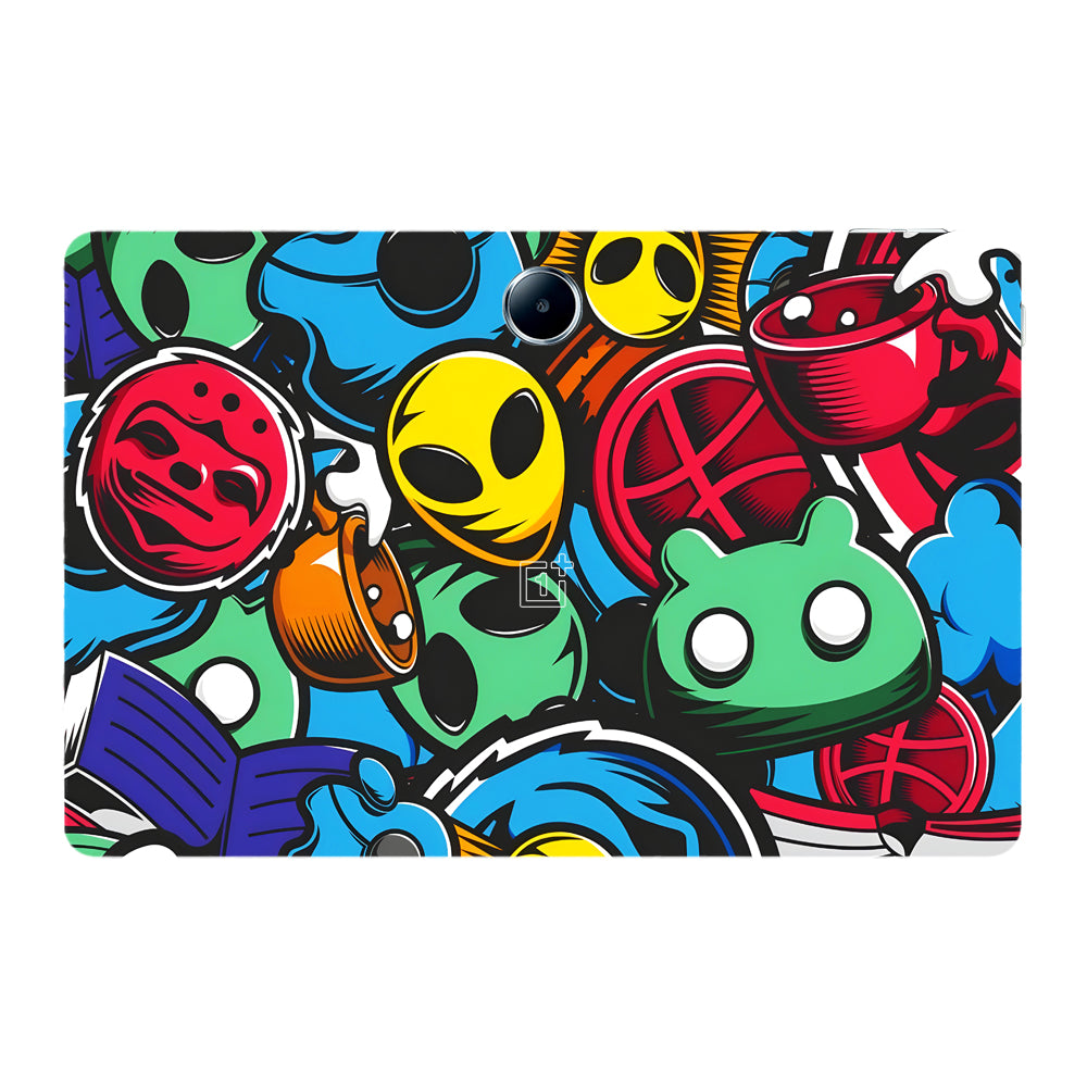 OnePlus Pad Lite Vibrant Chaos Tablet Skins
