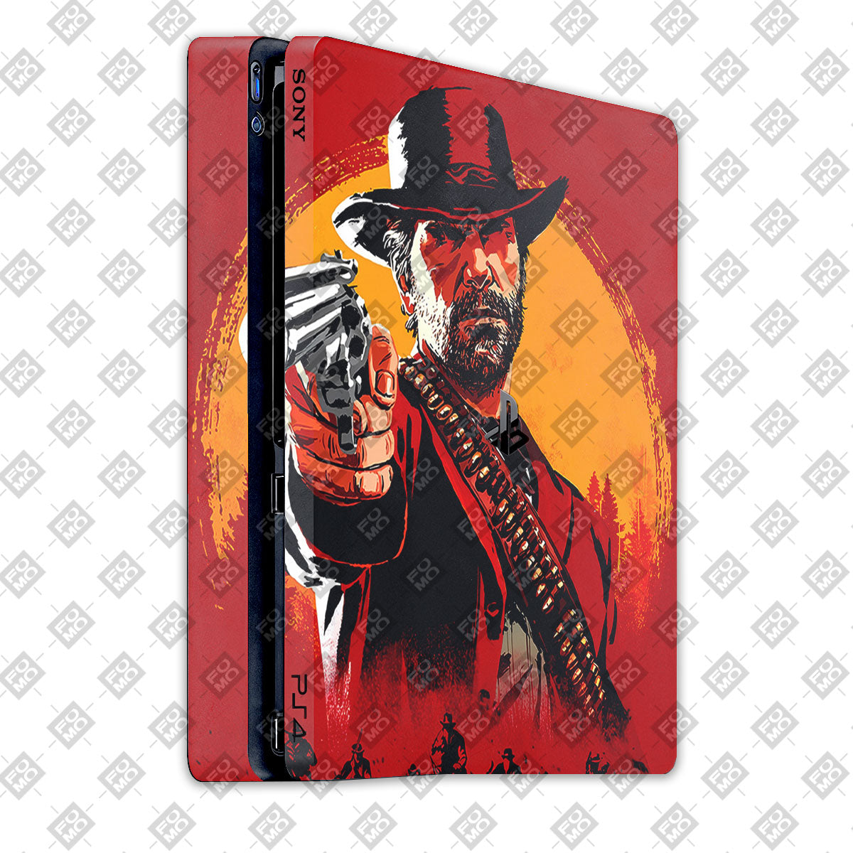Red Dead Outlaw PlayStation 4 Slim Edition Skins