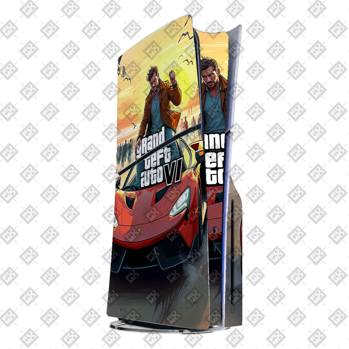 GTA VI Beach Ride PlayStation 5 Slim Disc Edition Skins