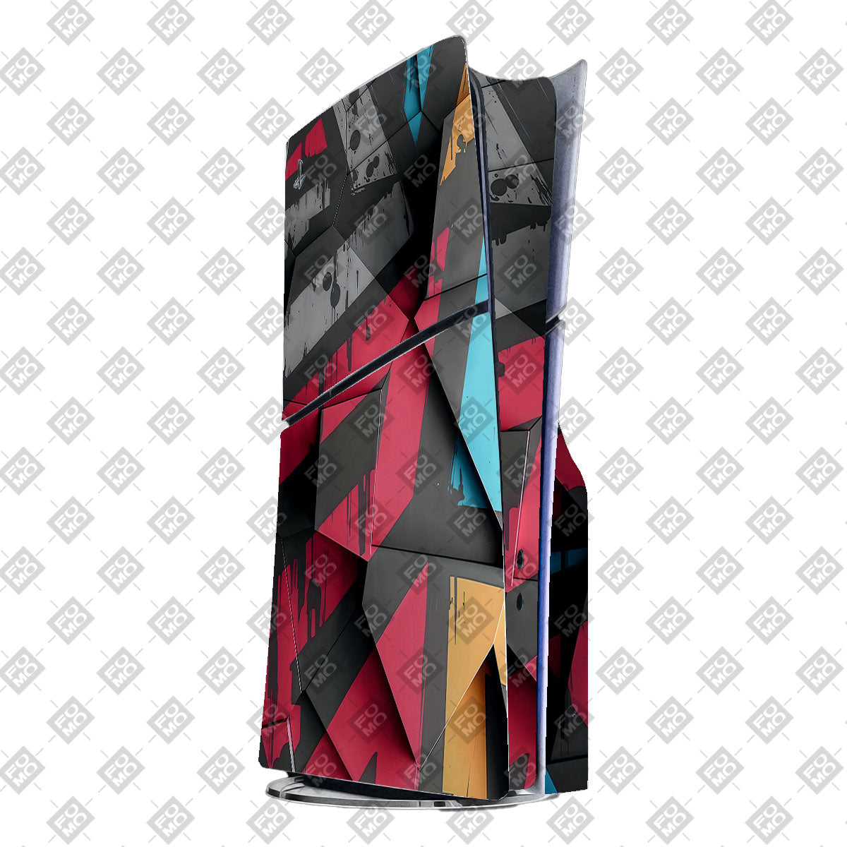 Graffiti and Geometry PlayStation 5 Slim Disc Edition Skins