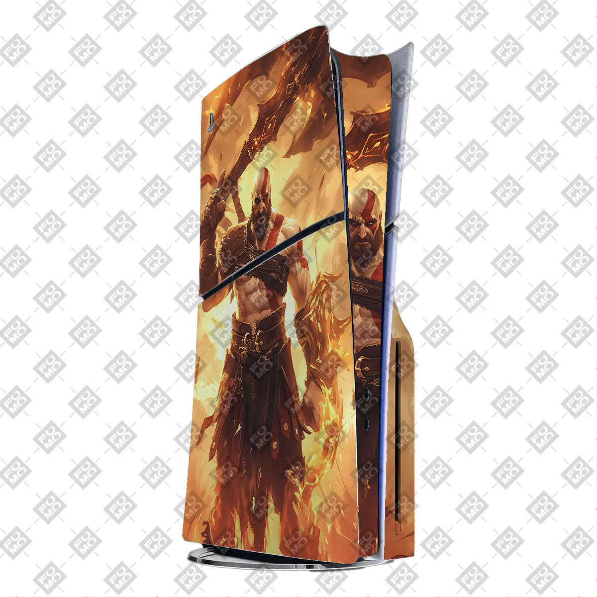 Kratos in Battle PlayStation 5 Slim Disc Edition Skins