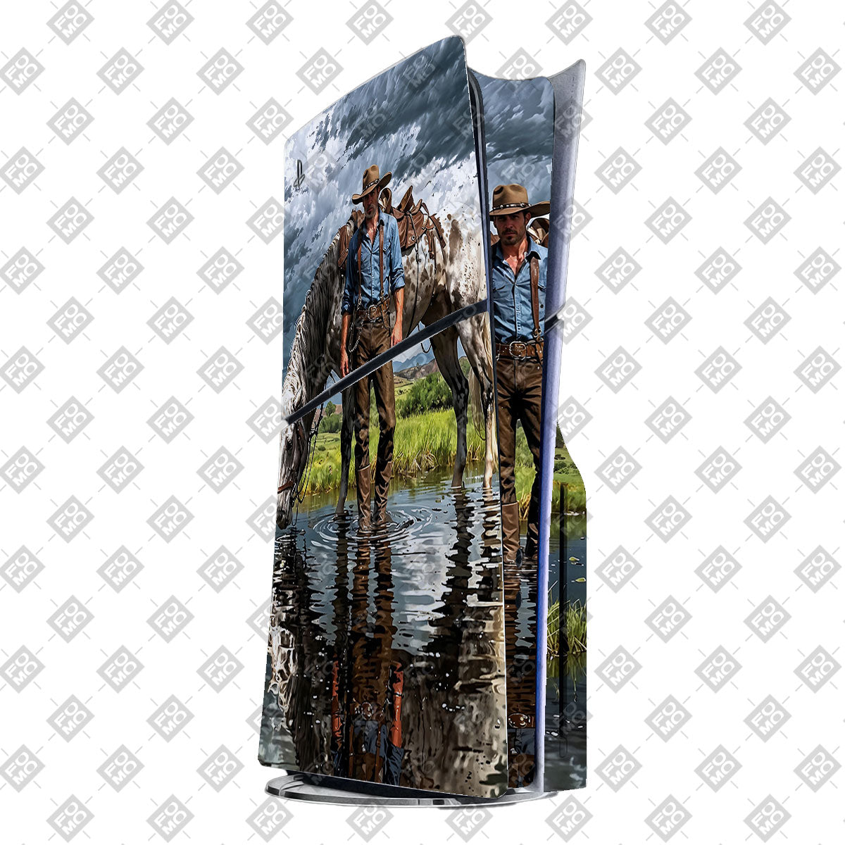 Red Dead Cowboy PlayStation 5 Slim Disc Edition Skins